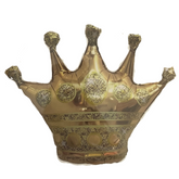 Globo Corona Dorado 60x60